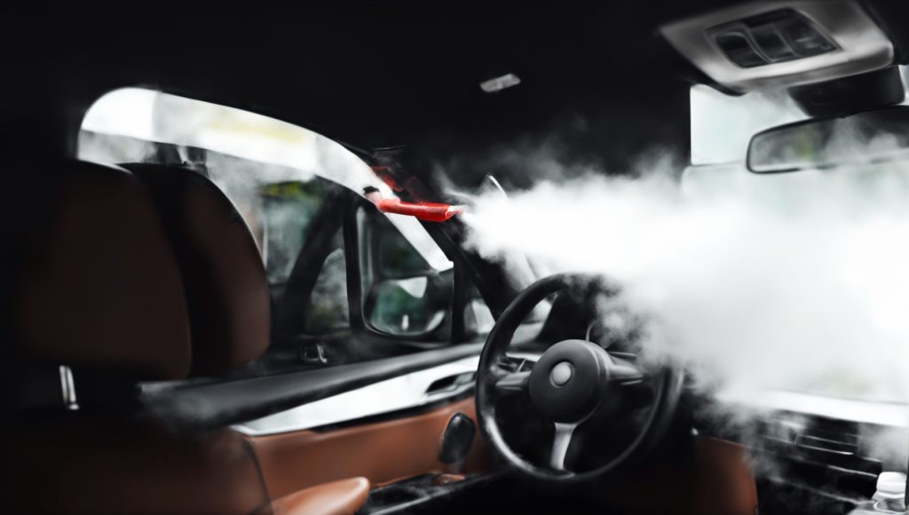 Способы применения сухого тумана для защиты автомобиля